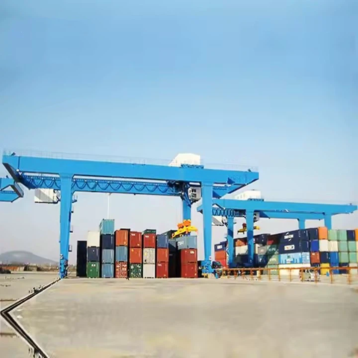 جرثقیل گانری کانتینر را به ساحل کشتی دهید