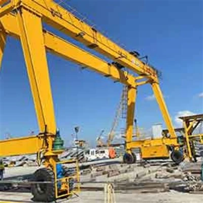 جرثقیل گانری نصب شده 100 تنی